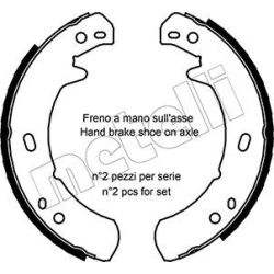 Stabdžių trinkelių komplektas, stovėjimo stabdis METELLI 53-0373