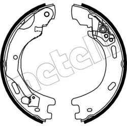 Stabdžių trinkelių komplektas, stovėjimo stabdis METELLI 53-0376