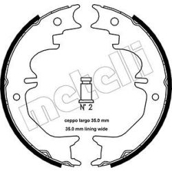 Stabdžių trinkelių komplektas, stovėjimo stabdis METELLI 53-0441