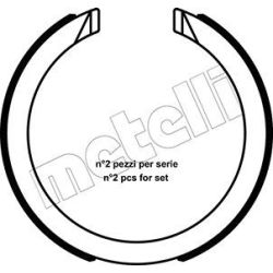 Stabdžių trinkelių komplektas, stovėjimo stabdis METELLI 53-0491