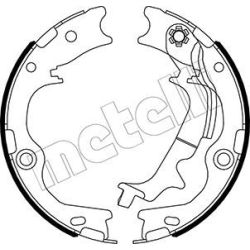 Stabdžių trinkelių komplektas, stovėjimo stabdis METELLI 53-0502