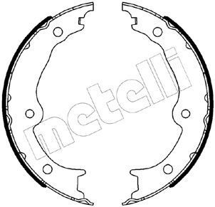 Stabdžių trinkelių komplektas, stovėjimo stabdis METELLI 53-0541