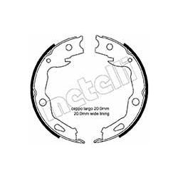 Stabdžių trinkelių komplektas, stovėjimo stabdis METELLI 53-0666