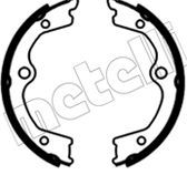 Stabdžių trinkelių komplektas, stovėjimo stabdis METELLI 53-0691