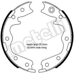 Stabdžių trinkelių komplektas, stovėjimo stabdis METELLI 53-0695