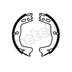 Stabdžių trinkelių komplektas, stovėjimo stabdis METELLI 53-0700