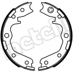 Stabdžių trinkelių komplektas, stovėjimo stabdis METELLI 53-0734