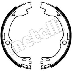 Stabdžių trinkelių komplektas, stovėjimo stabdis METELLI 53-0738