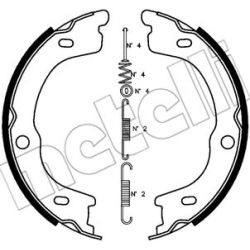 Stabdžių trinkelių komplektas, stovėjimo stabdis METELLI 53-0740K