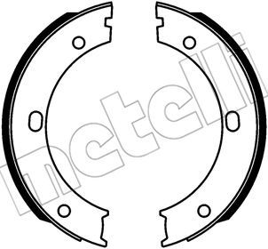 Stabdžių trinkelių komplektas, stovėjimo stabdis METELLI 53-0746