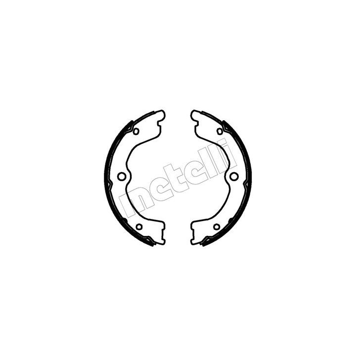 Stabdžių trinkelių komplektas, stovėjimo stabdis METELLI 53-0773