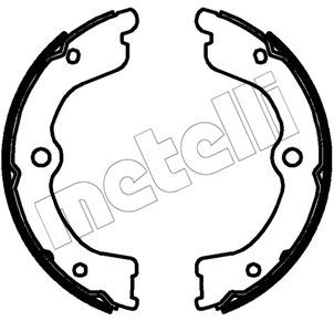 Stabdžių trinkelių komplektas, stovėjimo stabdis METELLI 53-0773