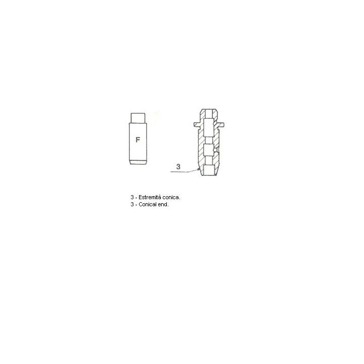 Vožtuvų kreiptuvai METELLI 01-2298