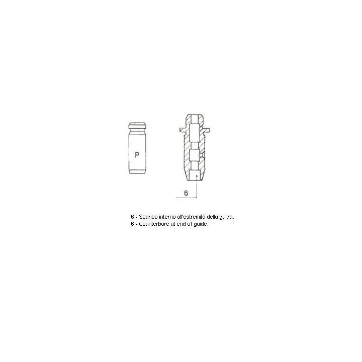 Vožtuvų kreiptuvai METELLI 01-S2791