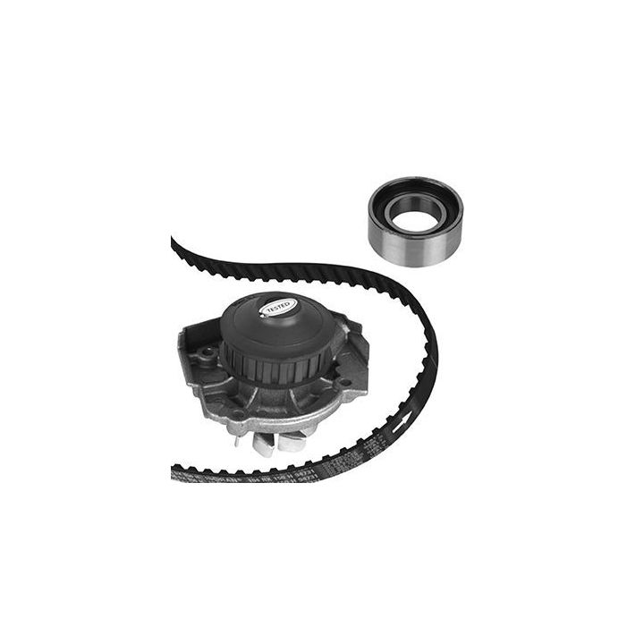 Vandens siurblio ir paskirstymo diržo komplektas METELLI 30-0286-2