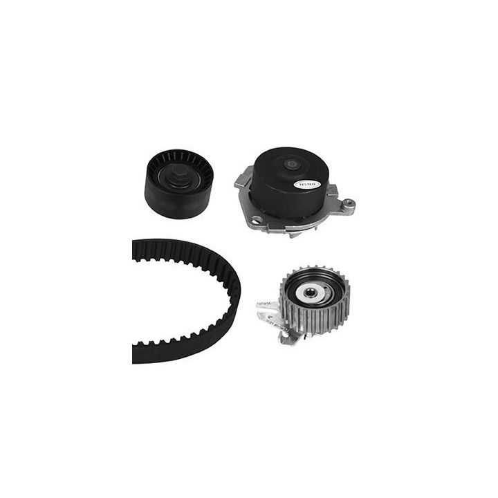 Vandens siurblio ir paskirstymo diržo komplektas METELLI 30-0621-1