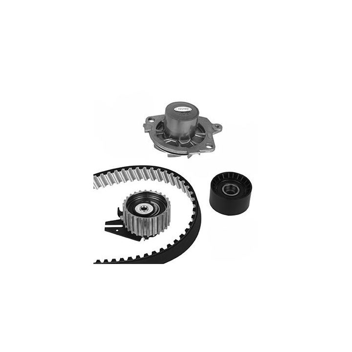 Vandens siurblio ir paskirstymo diržo komplektas METELLI 30-0672-2