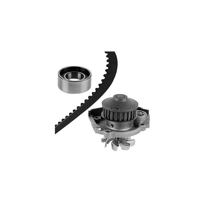 Vandens siurblio ir paskirstymo diržo komplektas METELLI 30-0739-2