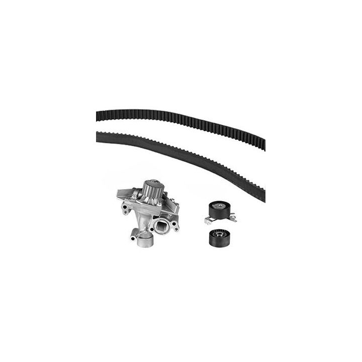 Vandens siurblio ir paskirstymo diržo komplektas METELLI 30-1045-1