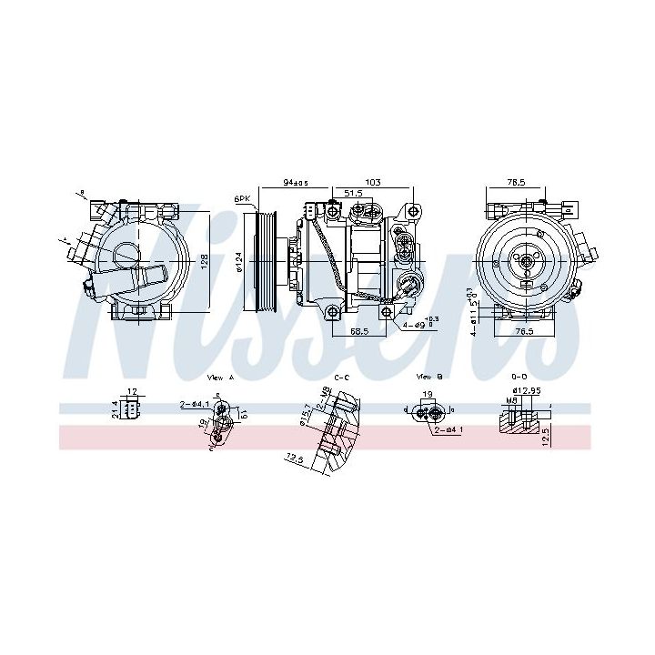 Kompresorius, oro kondicionierius NISSENS 890896
