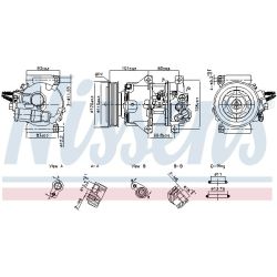 Kompresorius, oro kondicionierius NISSENS 890898