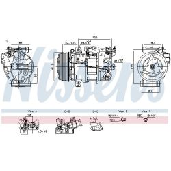 Kompresorius, oro kondicionierius NISSENS 891042