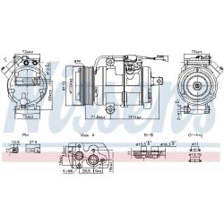 Kompresorius, oro kondicionierius NISSENS 891060