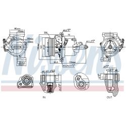 Kompresorius, oro kondicionierius NISSENS 891074