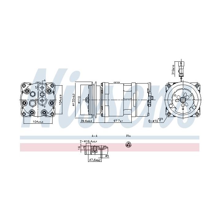 Kompresorius, oro kondicionierius NISSENS 891098