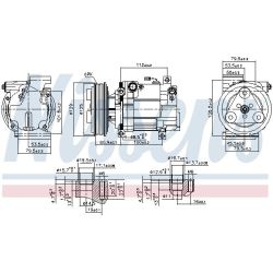 Kompresorius, oro kondicionierius NISSENS 89549