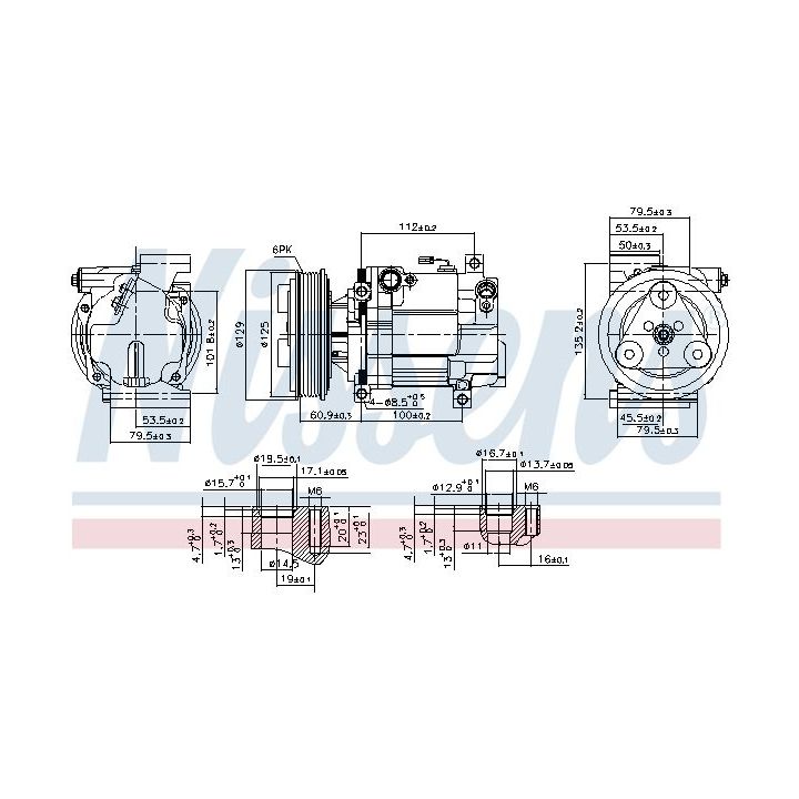 Kompresorius, oro kondicionierius NISSENS 89549