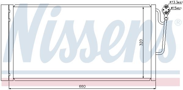 Kondensatorius, oro kondicionierius NISSENS 940118