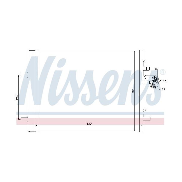 Kondensatorius, oro kondicionierius NISSENS 940155