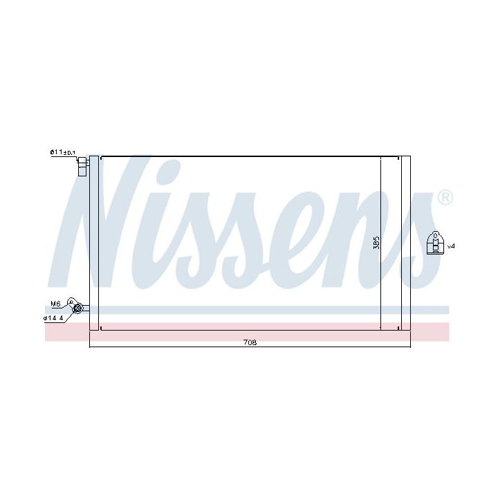 Kondensatorius, oro kondicionierius NISSENS 940187