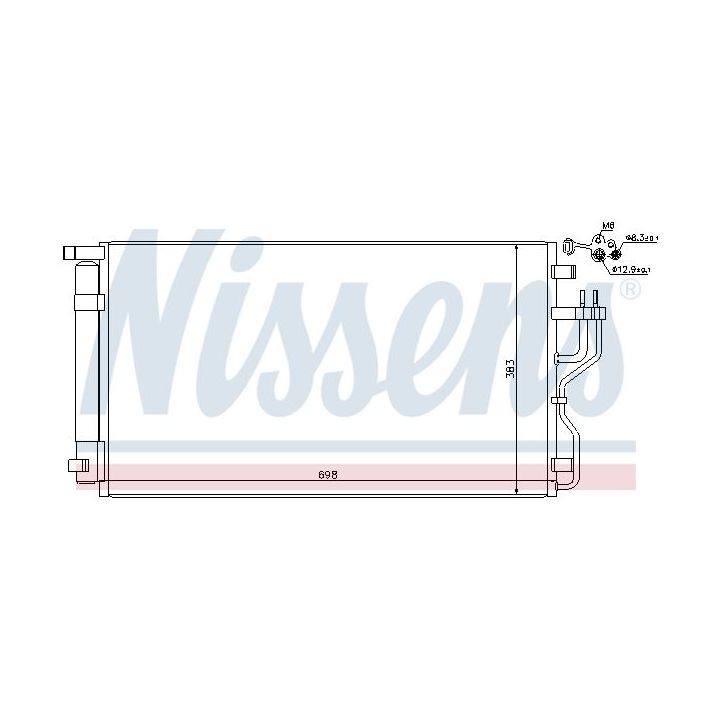Kondensatorius, oro kondicionierius NISSENS 940208