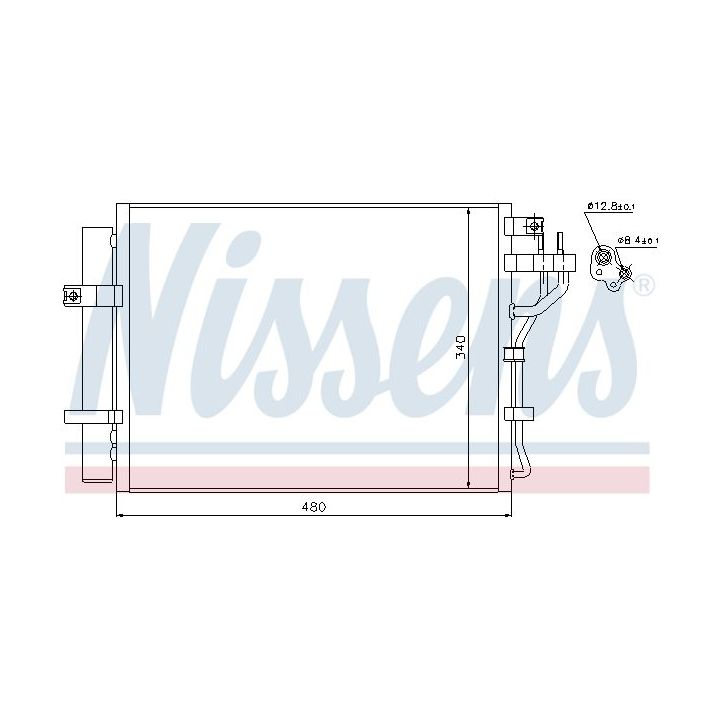 Kondensatorius, oro kondicionierius NISSENS 940219