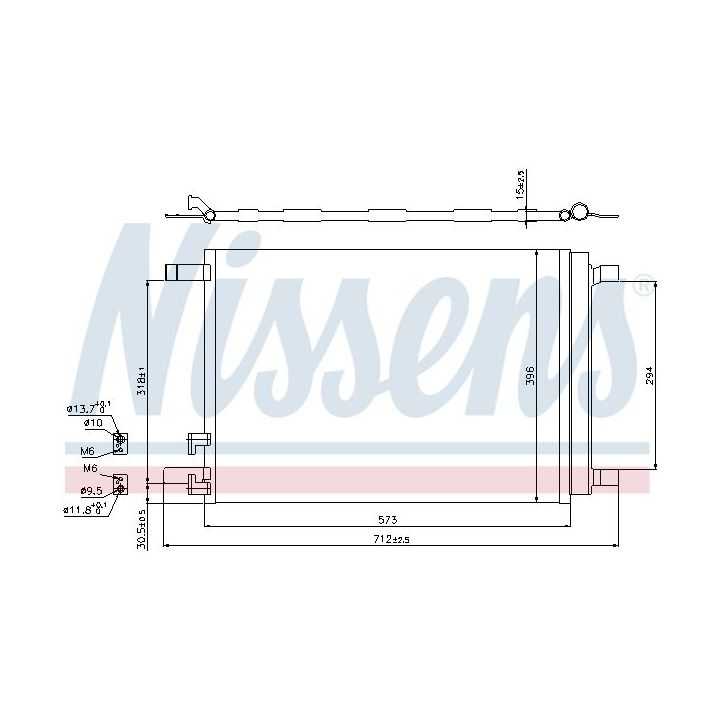Kondensatorius, oro kondicionierius NISSENS 940319