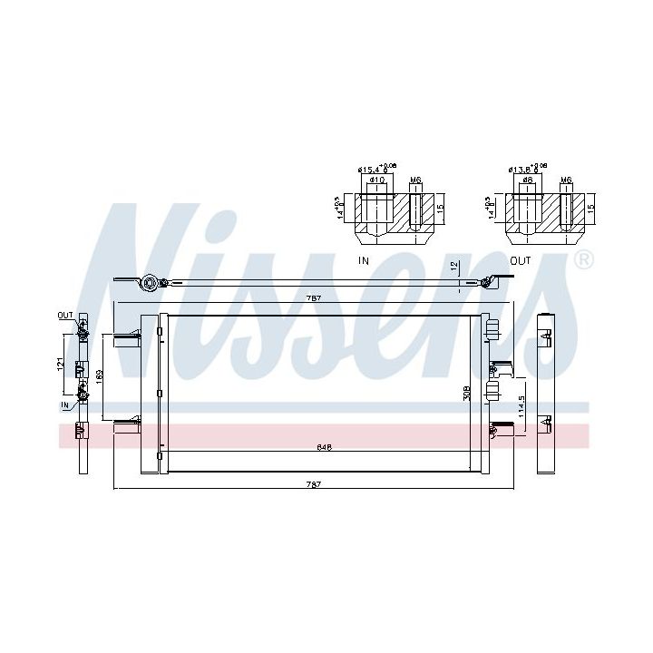 Kondensatorius, oro kondicionierius NISSENS 940509