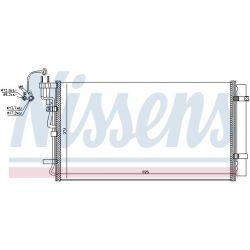 Kondensatorius, oro kondicionierius NISSENS 940718