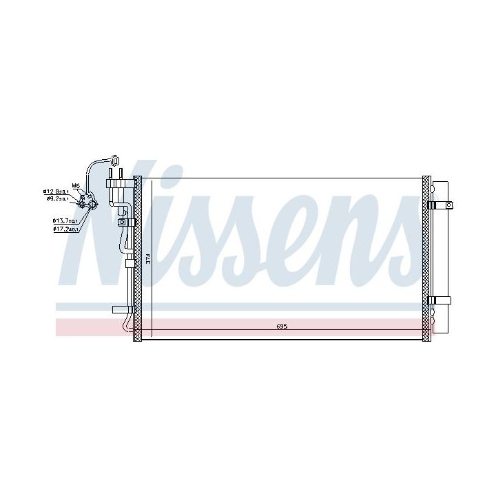 Kondensatorius, oro kondicionierius NISSENS 940718