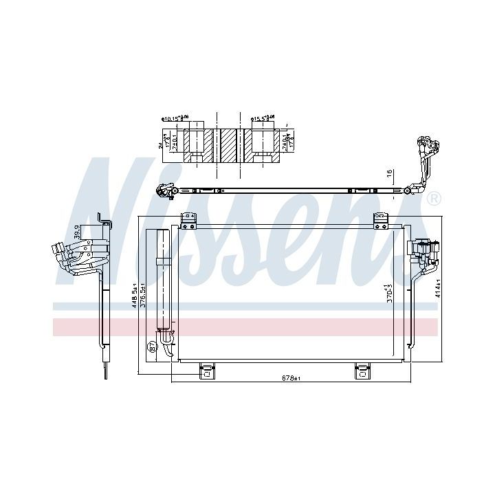 Kondensatorius, oro kondicionierius NISSENS 940723