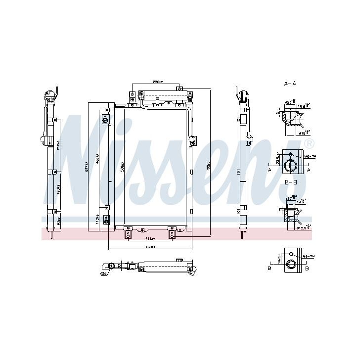 Kondensatorius, oro kondicionierius NISSENS 940833