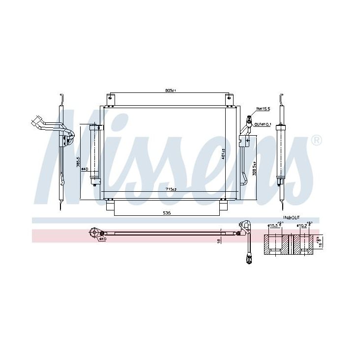 Kondensatorius, oro kondicionierius NISSENS 940836