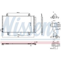 Kondensatorius, oro kondicionierius NISSENS 940865