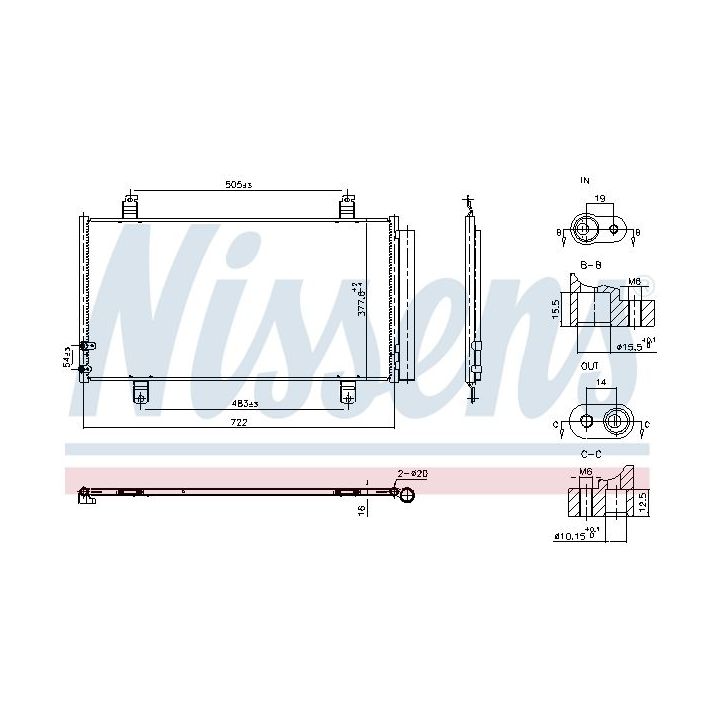 Kondensatorius, oro kondicionierius NISSENS 940865