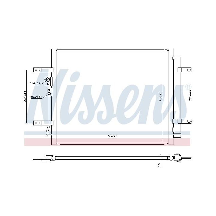 Kondensatorius, oro kondicionierius NISSENS 940931