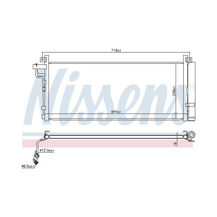 Kondensatorius, oro kondicionierius NISSENS 940935
