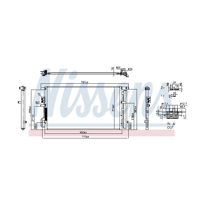 Kondensatorius, oro kondicionierius NISSENS 940939