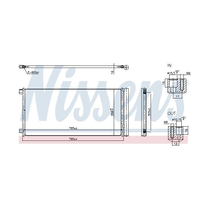 Kondensatorius, oro kondicionierius NISSENS 940948