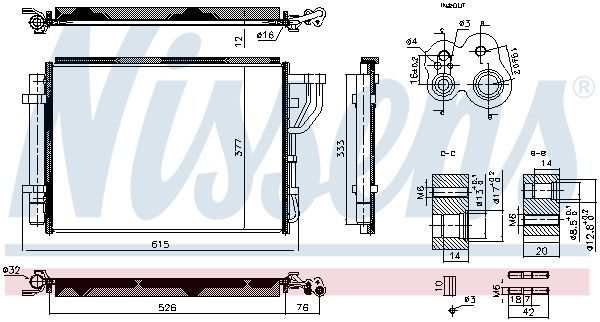 Kondensatorius, oro kondicionierius NISSENS 940959